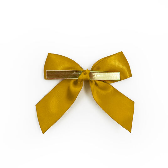 Altın Küçük Boy Klipsli Kurdele (50 Adetlik Paket)