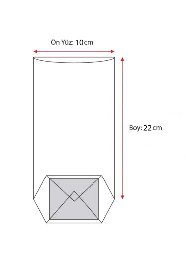 Baskısız Küçük Boy Karton Tabanlı Poşet (100 Adetlik Kutu)