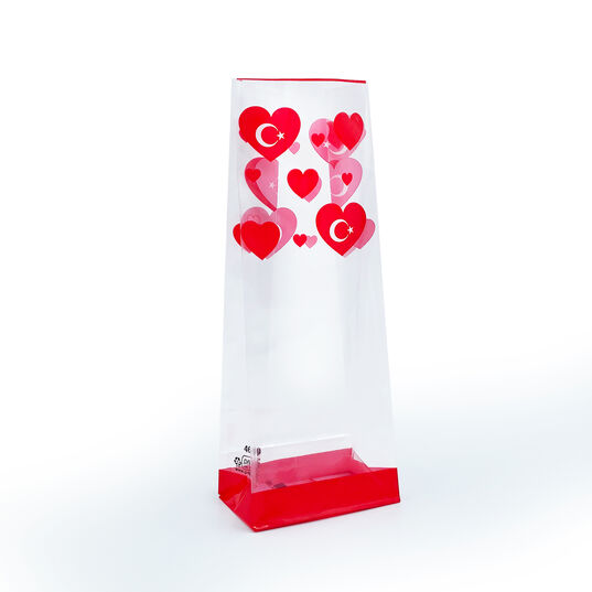 Canım Türkiyem Küçük Boy Şeffaf Poşet (50 Adetlik Kutu)