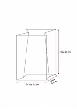 Canım Türkiyem Küçük Boy Şeffaf Poşet (500 Adetlik Kutu) - Thumbnail