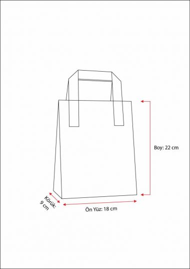 Dıştan Kulplu Kraft Kağıt Çanta No.1 (50 Adetlik Kutu)