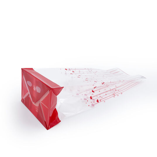 İPLİ KALPLER BÜYÜK BOY ŞEFFAF POŞET (500 ADETLİK)