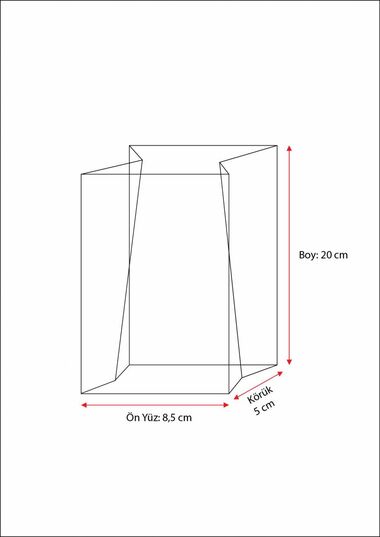 Kalın Küçük Baskısız Şeffaf Poşet (500 Adetlik Kutu)