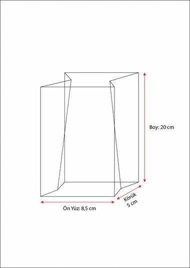 Kalın Küçük Baskısız Şeffaf Poşet (500 Adetlik Kutu)