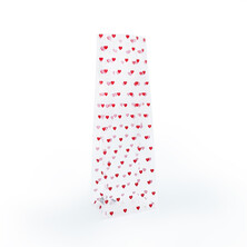  - Küçük Kırmızı Kalpler Orta Boy Şeffaf Poşet (500 Adetlik Kutu) (1)