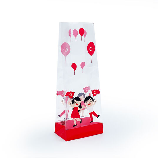 Türk Çocukları Küçük Boy Şeffaf Poşet (100 Adetlik Kutu)